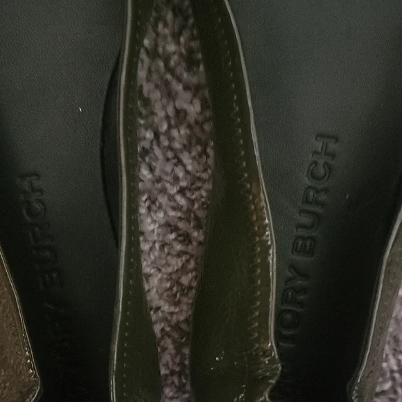 Tory Burch Dark Green Loafers - Picture 2 of 4